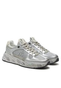 Premiata Sneakersy Mased 7093 Srebrny. Kolor: srebrny. Materiał: materiał