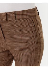 Marella Chinosy Opaco 2523136101 Brązowy Slim Fit. Kolor: brązowy. Materiał: syntetyk