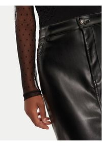 Guess Spódnica z imitacji skóry Celine W4PD1K WF8Q0 Czarny Regular Fit. Kolor: czarny. Materiał: syntetyk