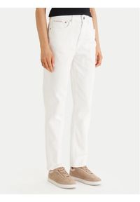 Calvin Klein Jeans Jeansy LV047F703G Biały Mom Fit. Kolor: biały #1