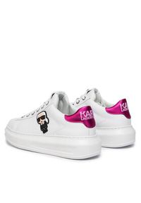 Karl Lagerfeld - KARL LAGERFELD Sneakersy KL62530 Biały. Kolor: biały. Materiał: skóra #4