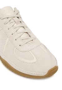 Clarks Sneakersy Meridor Lo 26183168 Beżowy. Kolor: beżowy. Materiał: skóra, zamsz #2