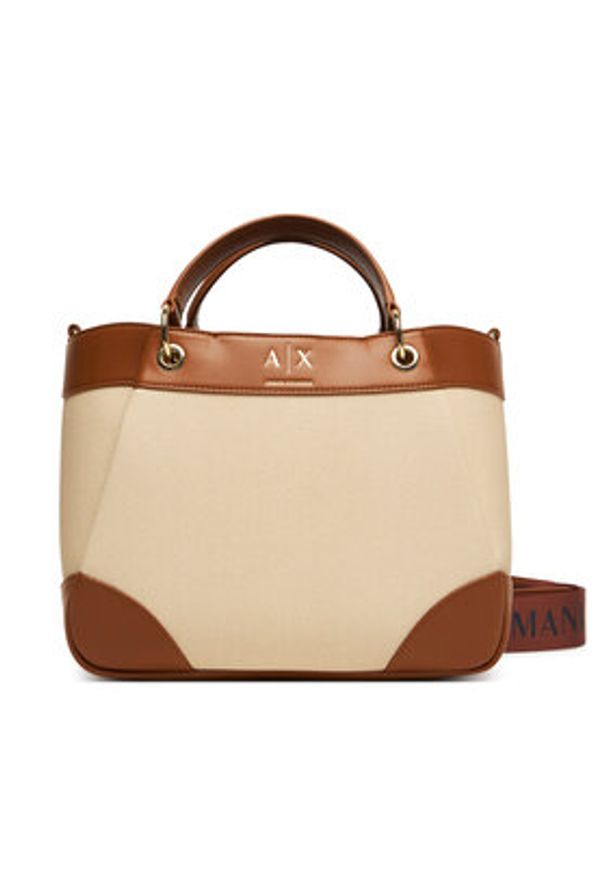 Armani Exchange Torebka XW000393 AF22518 M6261 Beżowy. Kolor: beżowy