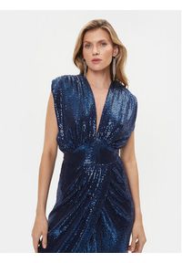 Rinascimento Sukienka koktajlowa CFC0116008003 Granatowy Regular Fit. Kolor: niebieski. Materiał: syntetyk. Styl: wizytowy #5
