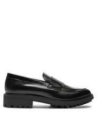 Calvin Klein Półbuty Moccasin W/ Band HM0HM01833 Czarny. Kolor: czarny. Materiał: skóra