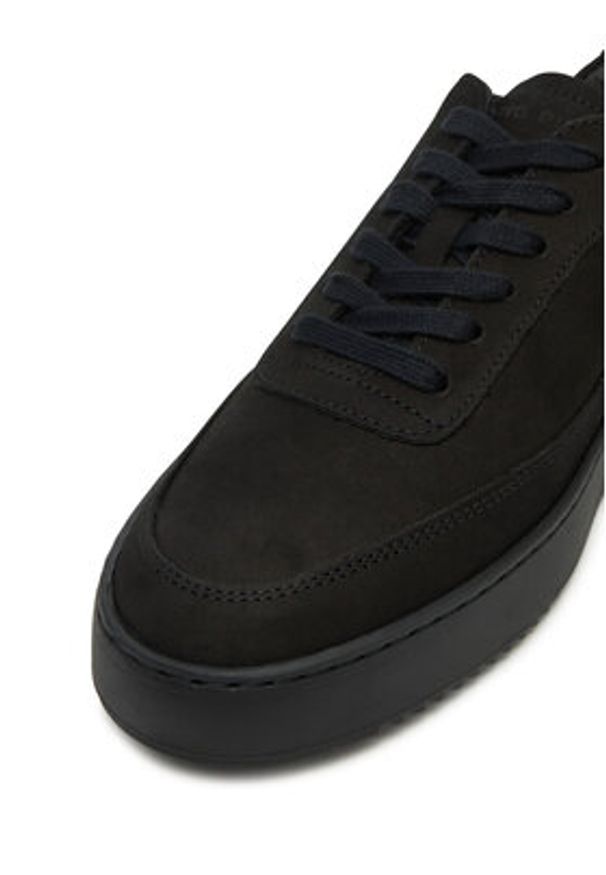 Filling Pieces Sneakersy Mondo 2.0 39922841847 Czarny. Kolor: czarny. Materiał: zamsz, skóra