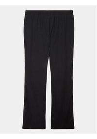 Tommy Jeans Curve Spodnie materiałowe DW0DW15772 Czarny Flare Fit. Kolor: czarny. Materiał: syntetyk, materiał