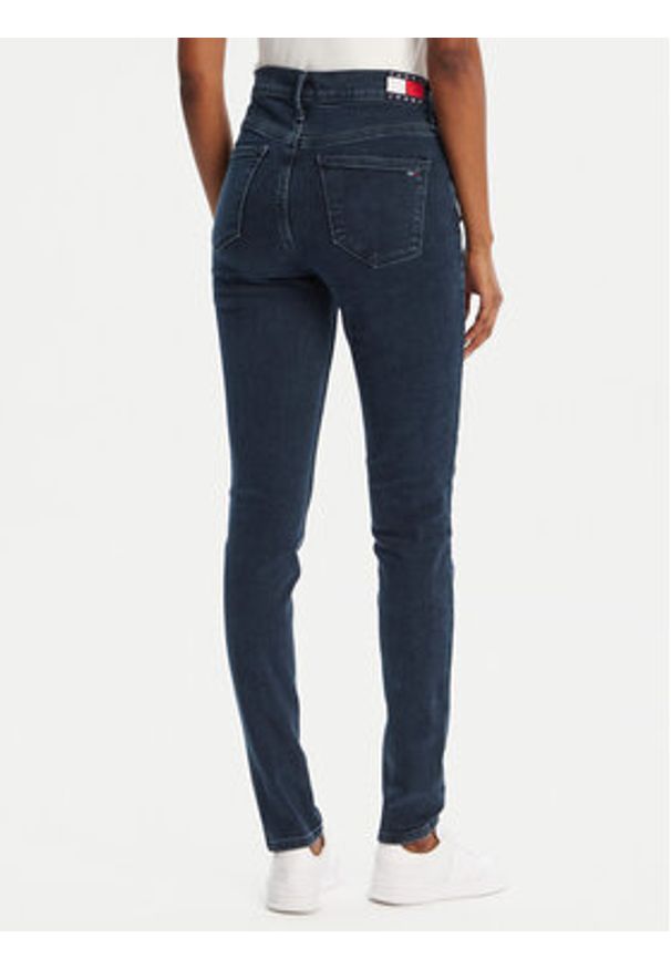 Tommy Jeans Jeansy Nora DW0DW20221 Granatowy Skinny Fit. Kolor: niebieski