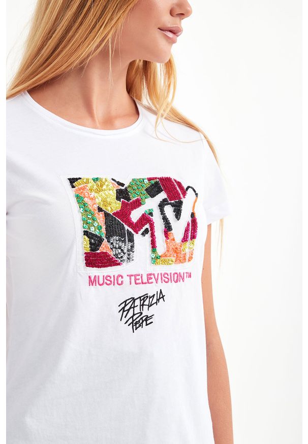 T-shirt Patrizia Pepe na co dzień, casualowy