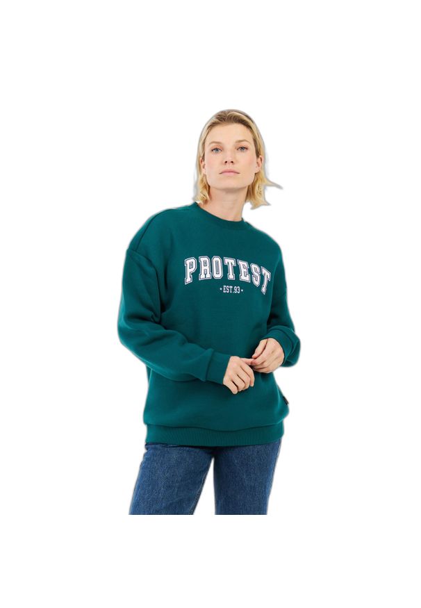 Bluza damska Protest Izzy. Kolor: niebieski. Sezon: zima. Sport: narciarstwo