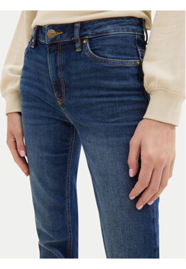 Tom Tailor Jeansy Kate 1043405 Niebieski Straight Fit. Kolor: niebieski
