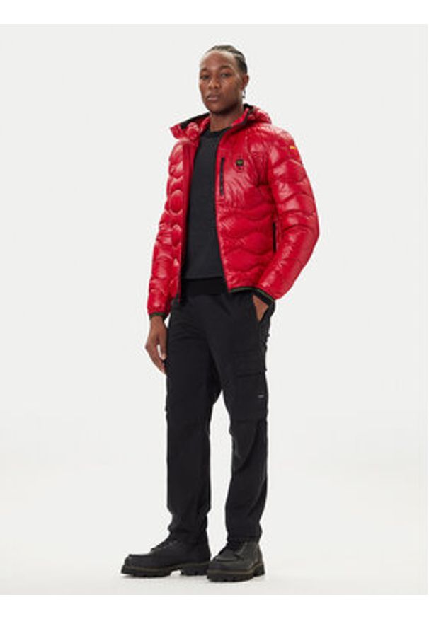Blauer Kurtka puchowa 25WBLUC03074 006355 Czerwony Regular Fit. Kolor: czerwony. Materiał: syntetyk