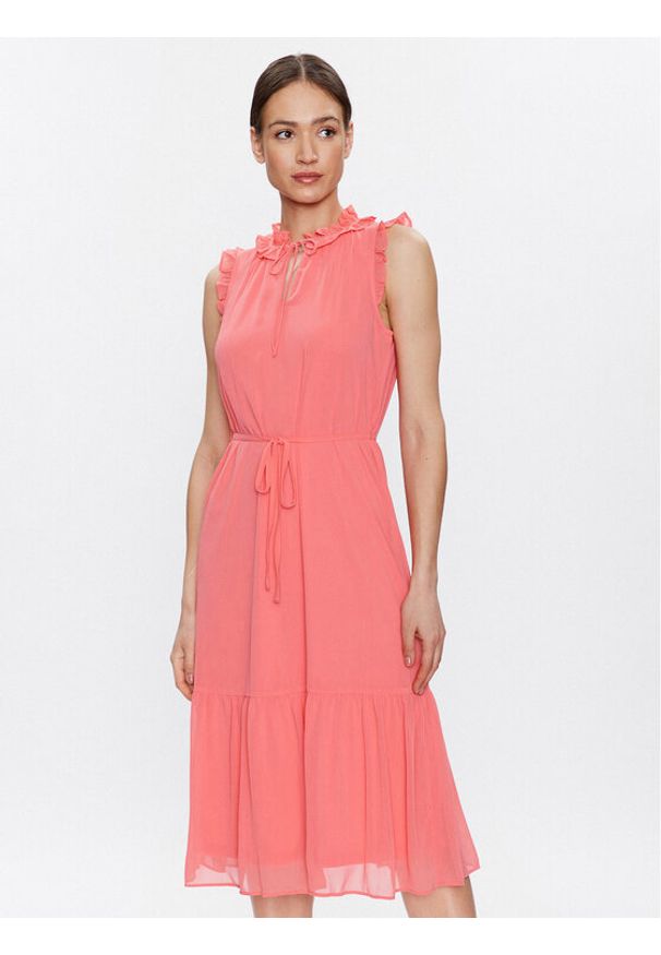 DKNY Sukienka codzienna DD3BS361 Różowy Regular Fit. Okazja: na co dzień. Kolor: różowy. Materiał: syntetyk. Typ sukienki: proste. Styl: casual