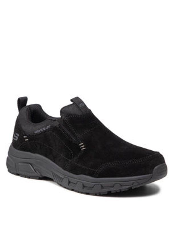 skechers - Skechers Trekkingi Rydock 237282/BBK Czarny. Kolor: czarny. Materiał: zamsz, skóra. Sport: turystyka piesza