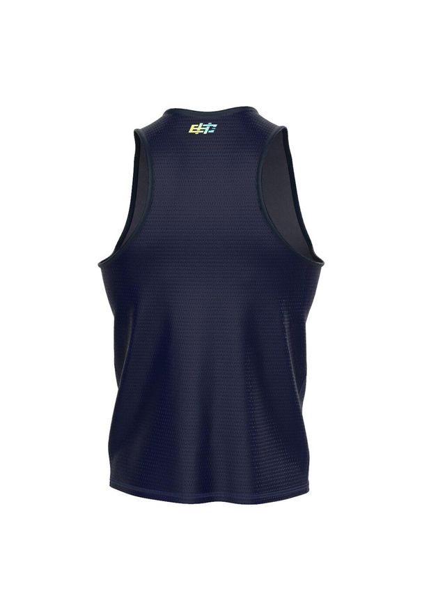 Koszulka sportowa bez rękawów męska Tank top EXTREME HOBBY PRISM. Kolor: niebieski. Materiał: elastan, poliester. Długość rękawa: bez rękawów. Styl: sportowy