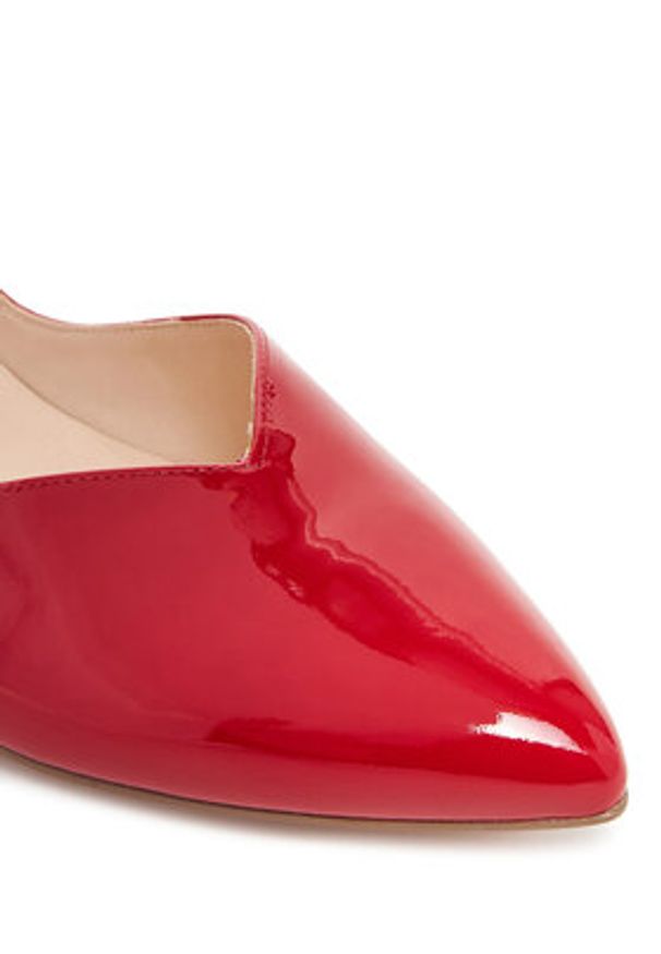 HÖGL Baleriny Basic 0-170014 Czerwony. Kolor: czerwony. Materiał: lakier, skóra