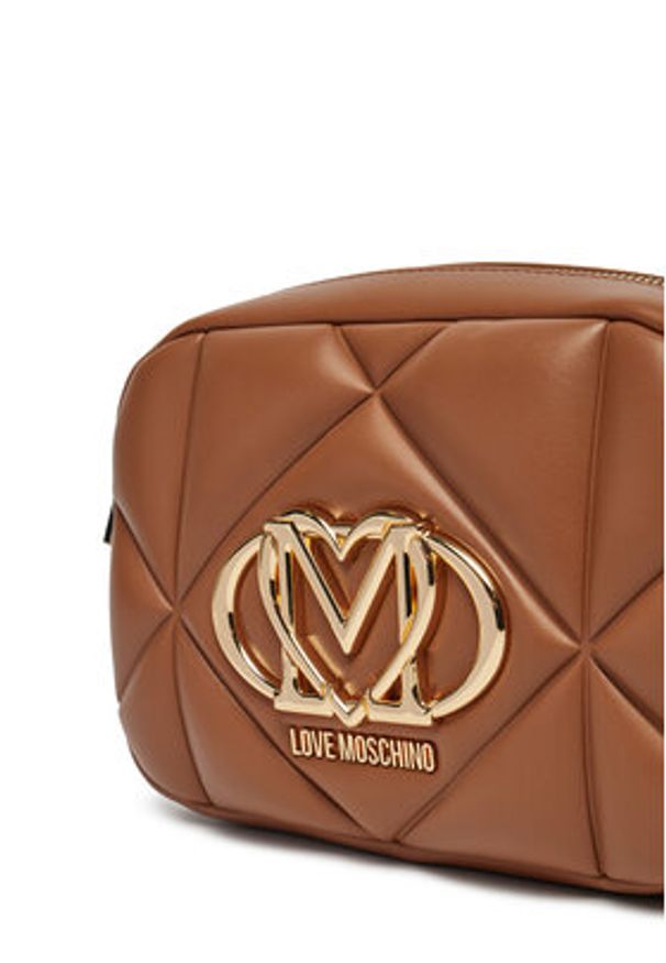 Love Moschino - LOVE MOSCHINO Torebka JC4038PP1MLC0201 Brązowy. Kolor: brązowy. Materiał: skórzane