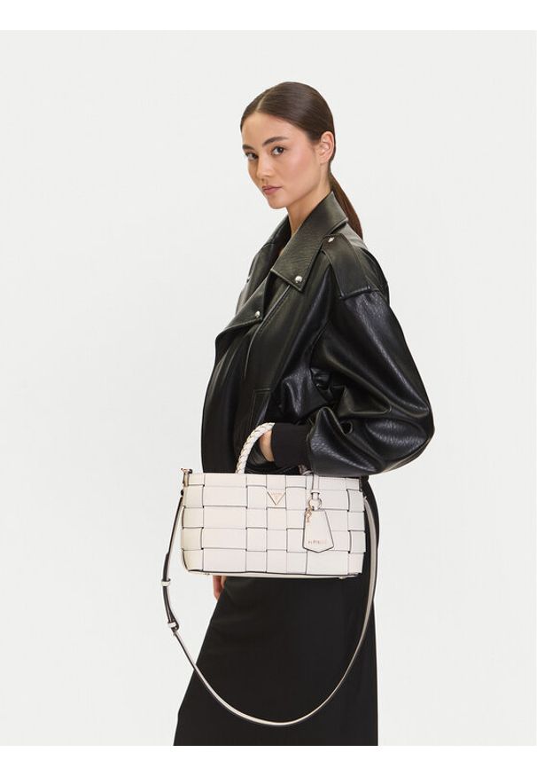 Guess Torebka Maylee HWWG96 61060 Biały. Kolor: biały. Materiał: skórzane