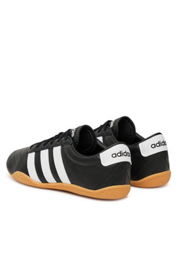 Adidas - adidas Sneakersy GRAND COURT LO JQ9684 Czarny. Kolor: czarny. Materiał: skóra