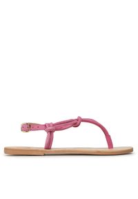 Manebi Sandały Suede Leather Sandals V 1.8 Y0 Różowy. Kolor: różowy. Materiał: zamsz, skóra #1