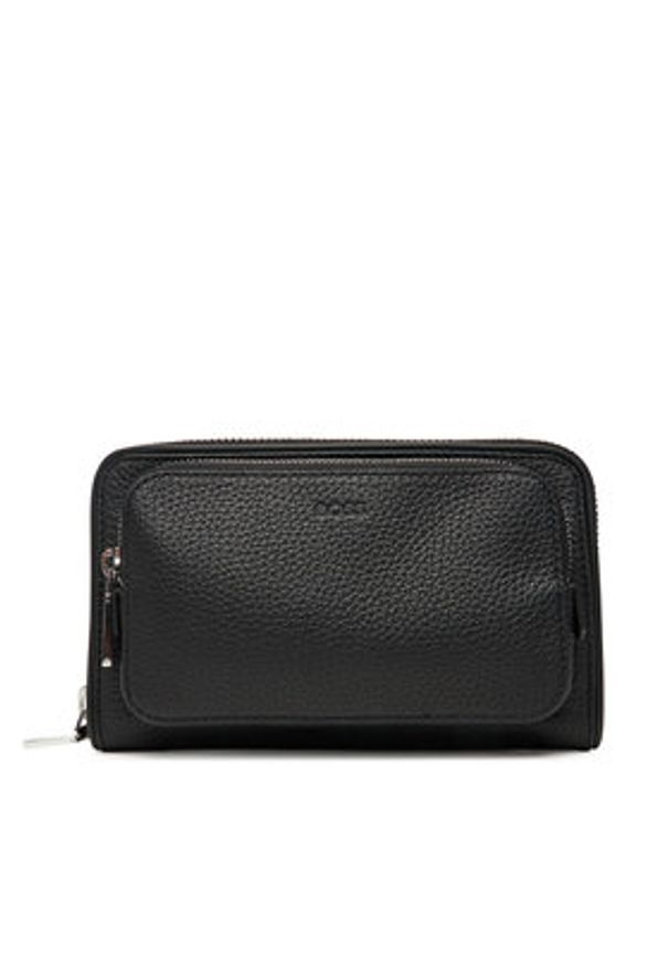 BOSS Nerka New Crosstown_C.Over 50529286 Czarny. Kolor: czarny. Materiał: skóra