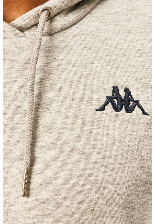 Kappa - Bluza. Okazja: na co dzień. Kolor: szary. Styl: casual