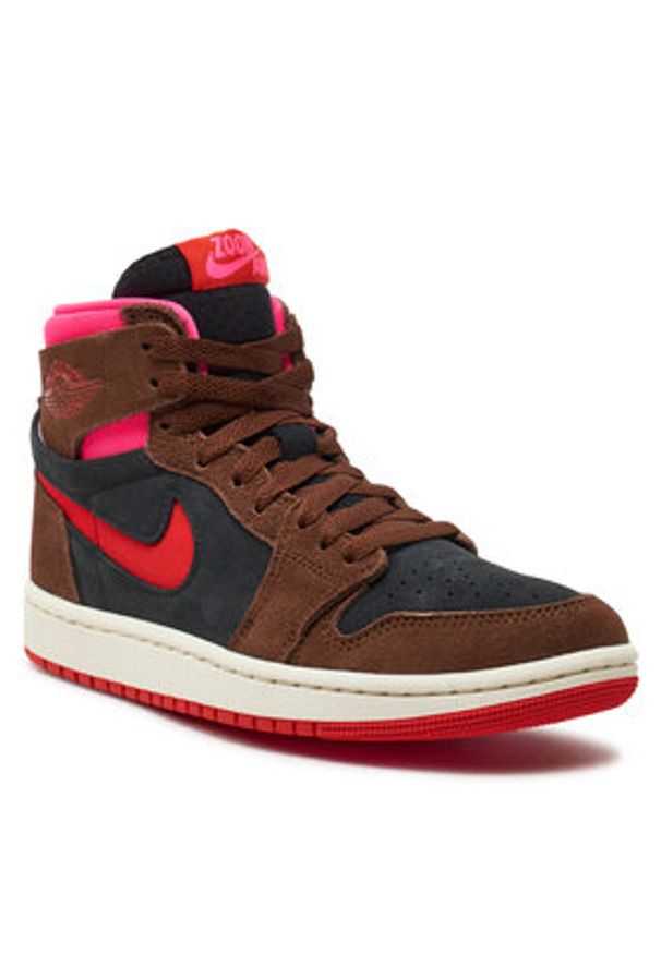 Nike Sneakersy W Air Jordan 1 Zm Air Cmft 2 DV1305 206 Brązowy. Kolor: brązowy. Materiał: zamsz, skóra. Model: Nike Air Jordan