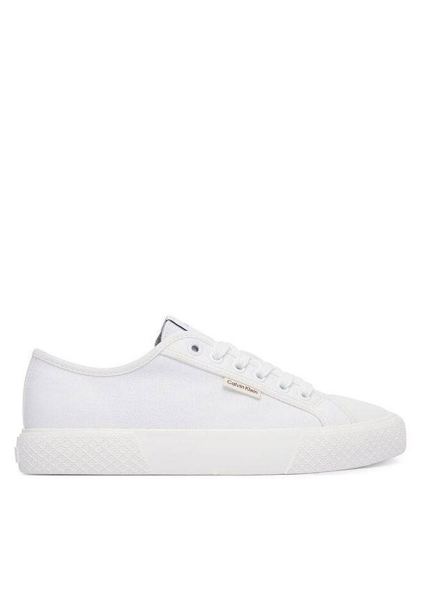 Trampki Calvin Klein. Kolor: biały