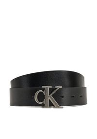 Calvin Klein Jeans Pasek Męski Monogram Plaque 35mm Rev/Adj LV04G7002G Czarny. Kolor: czarny. Materiał: skóra #1