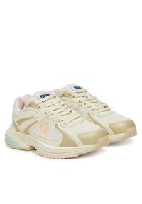 Blauer Sneakersy S5MOON01/MEG Écru. Materiał: materiał