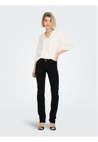 only - ONLY Jeansy 15252221 Czarny Straight Fit. Kolor: czarny