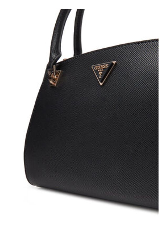 Guess Torebka Noelle II HWZG96 72070 Czarny. Kolor: czarny. Materiał: skórzane