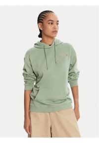 Roxy Bluza ERJFT04996 Zielony Regular Fit. Kolor: zielony. Materiał: bawełna