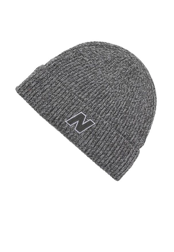 Czapka dla każdego New Balance LAH53009CAS - szara. Kolor: szary. Materiał: akryl. Sezon: zima