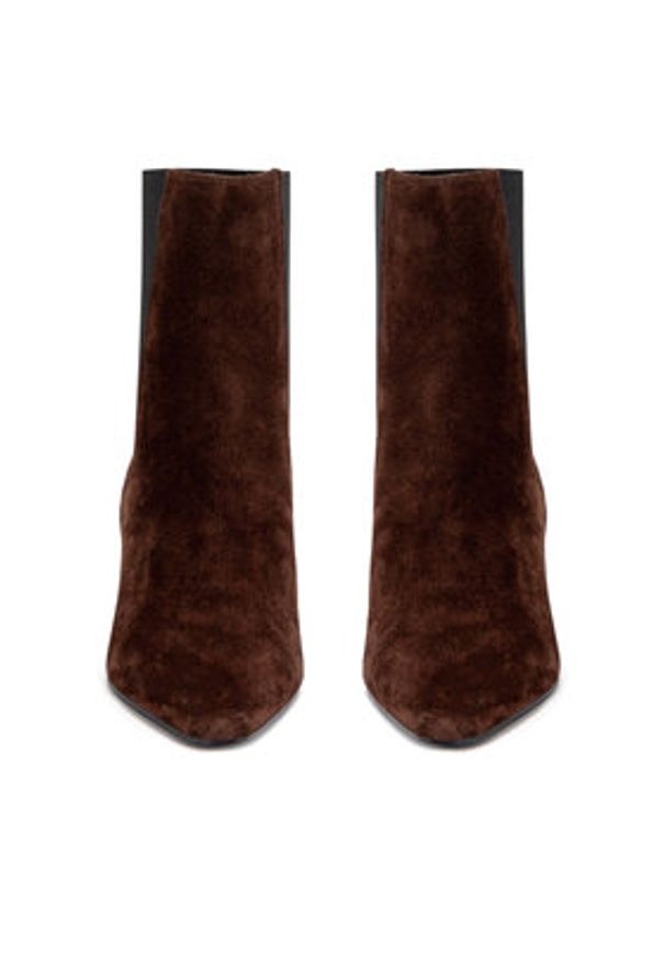 Gino Rossi Botki JOSE-116096 Brązowy. Kolor: brązowy. Materiał: skóra, zamsz