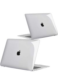 Etui Alogy Etui Alogy Hard Case do Apple MacBook Air 13 M1 2021 Przezroczyste + Folia + Nakładka na klawiaturę + Torba Neopren. Materiał: neopren #1