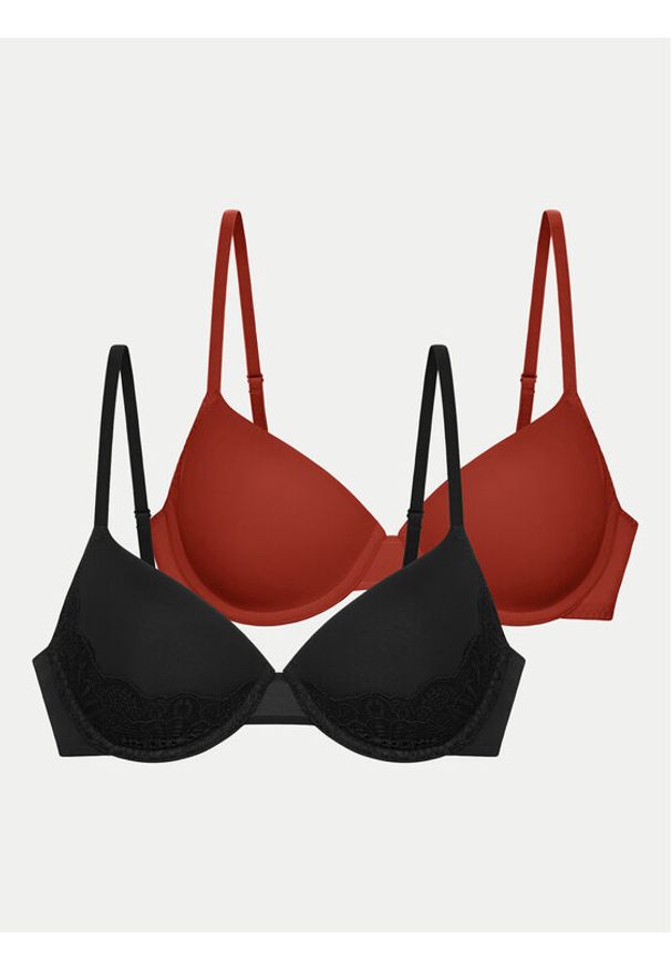 Dorina Komplet biustonoszy z fiszbiną Lorena FXTT0001LA087 Kolorowy. Materiał: syntetyk. Wzór: kolorowy