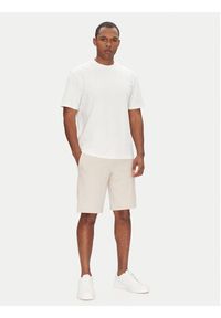 BOSS Szorty materiałowe S_Commuter-J 50511436 Beżowy Slim Fit. Kolor: beżowy. Materiał: syntetyk