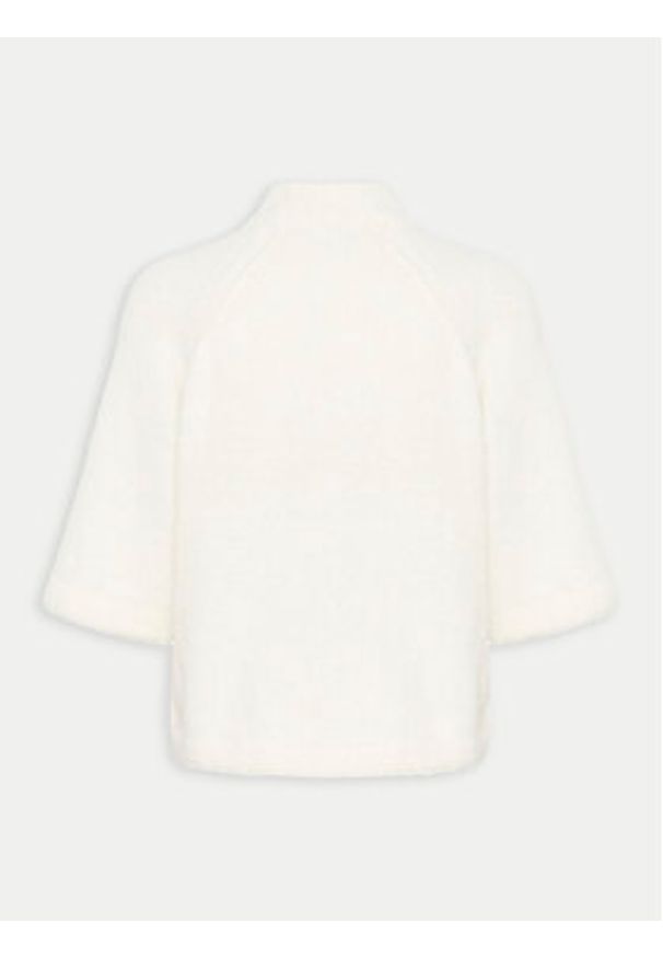 Kaffe Sweter Emilie 10509092 Beżowy Loose Fit. Kolor: beżowy. Materiał: syntetyk