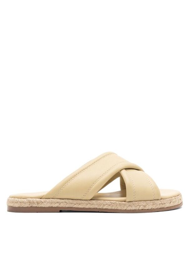 Lasocki Espadryle CARPI EST-DOBRAWA-05 Żółty. Kolor: żółty. Materiał: skóra