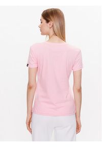 Alpha Industries T-Shirt Basic 196054 Różowy Regular Fit. Kolor: różowy. Materiał: bawełna #2
