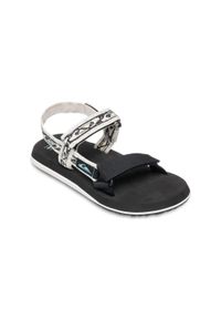 Quiksilver - Sandały dla Mężczyzn MONKEY CAGED Czarny. Kolor: wielokolorowy, szary. Materiał: tkanina, guma, materiał, syntetyk. Szerokość cholewki: normalna. Sport: pływanie #1