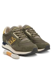 Napapijri Sneakersy Stab NP0A4IQI Khaki. Kolor: brązowy. Materiał: materiał