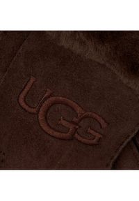 Ugg Rękawiczki Damskie W Sheepskin Embroider Glove 20931 Bordowy. Kolor: czerwony