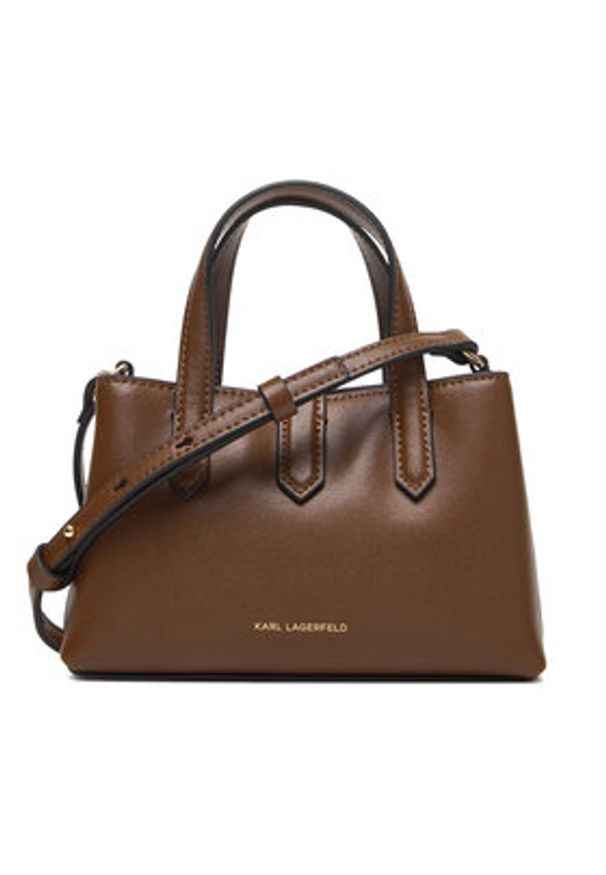 Karl Lagerfeld - KARL LAGERFELD Torebka B1W32027 Brązowy. Kolor: brązowy. Materiał: skórzane