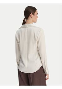 Calvin Klein Koszula Hammered LV044F129G Écru Regular Fit. Materiał: syntetyk #3