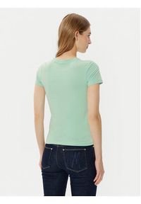 Guess Jeans T-Shirt W4YI01 J1314 Zielony Regular Fit. Kolor: zielony. Materiał: bawełna #4