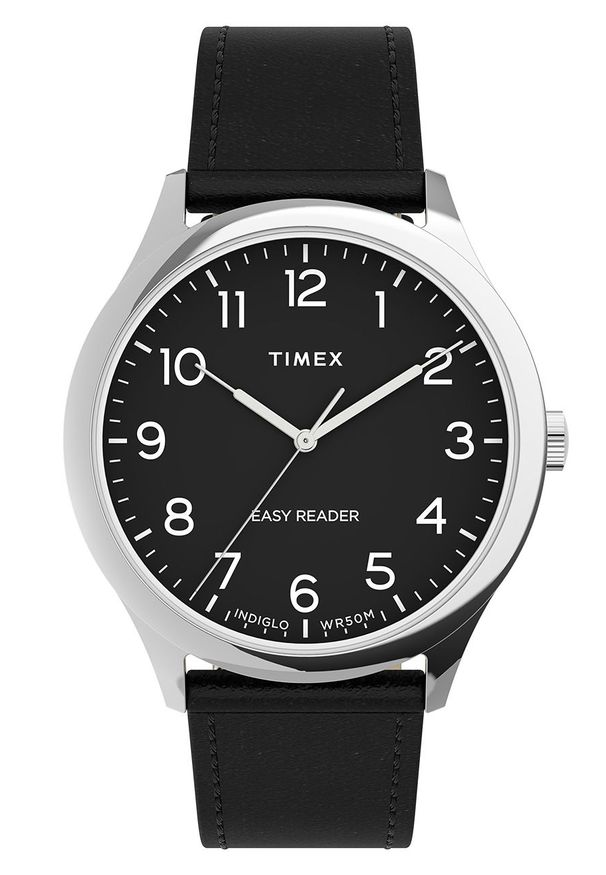 Timex - Zegarek TW2U22300. Rodzaj zegarka: cyfrowe. Kolor: czarny. Materiał: materiał, skóra, koronka