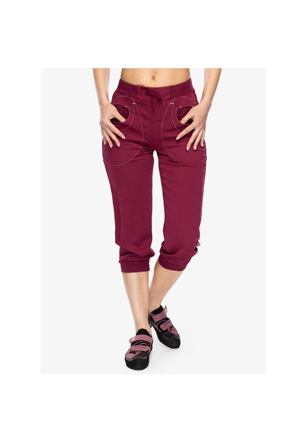 Spodenki wspinaczkowe damskie E9 N-Remix-Bb. Kolor: różowy. Długość: krótkie