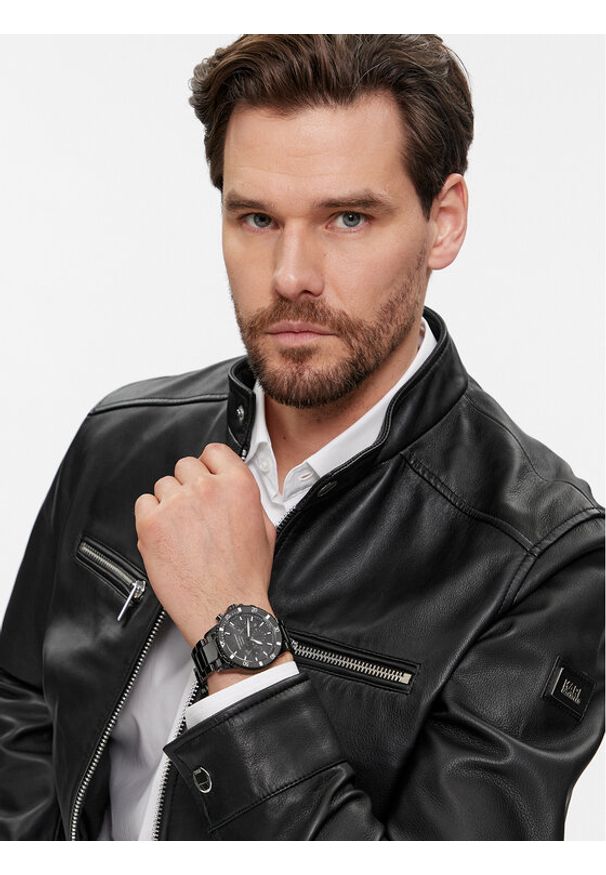 Zegarek Emporio Armani. Kolor: czarny